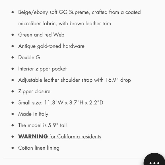 Gucci Ophidia GG Small Shoulder Bag / hobo - Picture 11 of 11